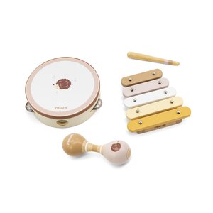 PolarB деревянная игрушка Music Set - Hedgehog - PolarB