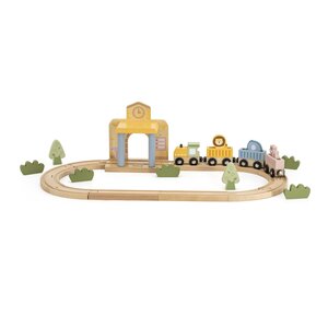 PolarB деревянная игрушка Train Set (30 pcs)  - PolarB
