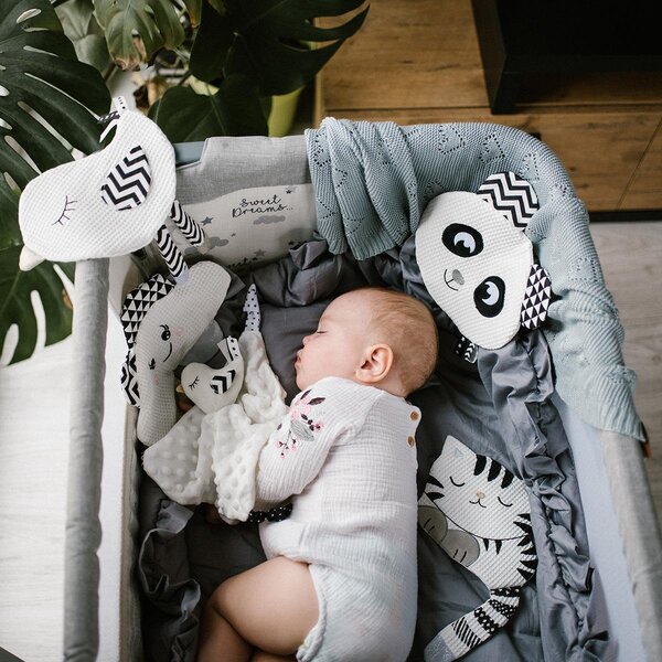 BabyOno bamboo knitted blanket 75x100cm, Blue - BabyOno