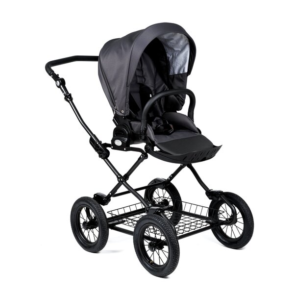 Nordbaby Comfort Plus vankrikomplekt Metal Grey - Nordbaby