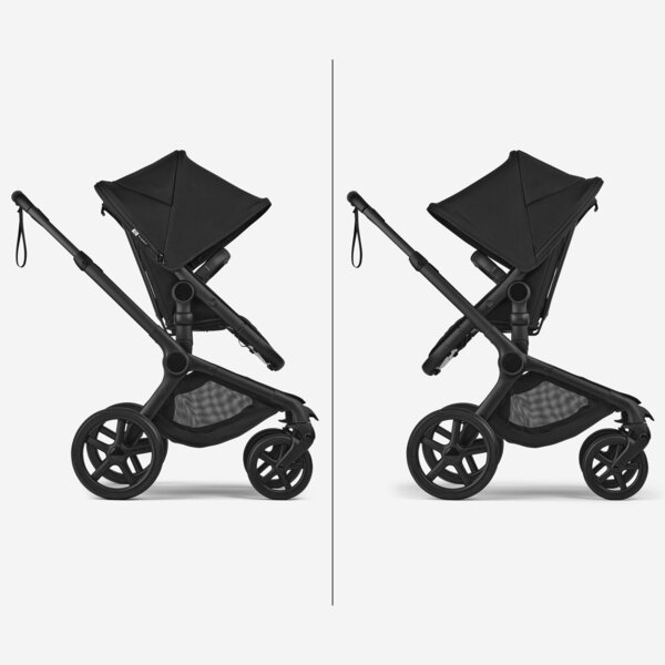 Bugaboo Fox 5 Renew vankrikomplekt Black/Heritage Black-Misty White - Bugaboo