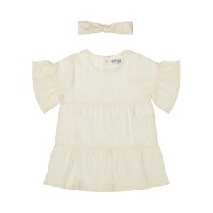 Dirkje Dress 3/4 sleeve + headband - Dirkje