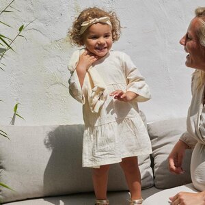 Dirkje Dress 3/4 sleeve + headband - Dirkje