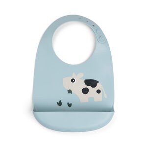 Done by Deer silicone bib Dotti Blue - Done by Deer