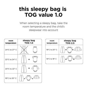 Done by Deer sleeping bag TOG 1.0 Playground Blue, 90cm - Done by Deer