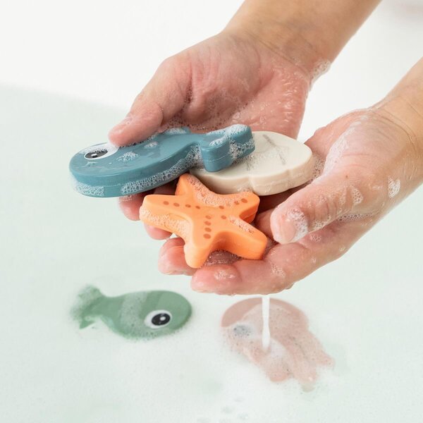 Done by Deer bath fishing toy Sea friends Colour Mix - Done by Deer