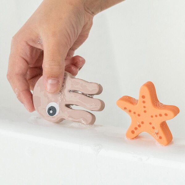 Done by Deer bath fishing toy Sea friends Colour Mix - Done by Deer
