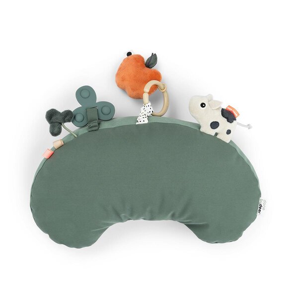 Done by Deer tummy time activity pillow Tiny farm Green - Done by Deer
