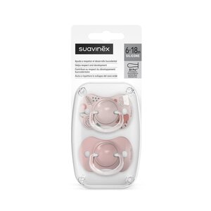 Suavinex soother natural 6-18M Walk in the Park Rose - Suavinex