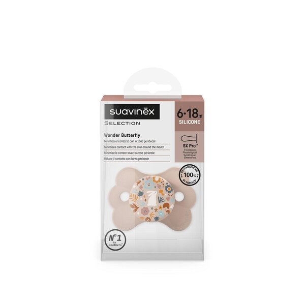 Suavinex lutt natural 6-18kuud, Wonderland, Rose - Suavinex