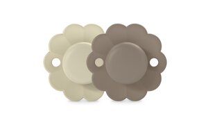 Suavinex soother natural 6-18M Wonder Whitecap Grey/Raw Umber - Suavinex