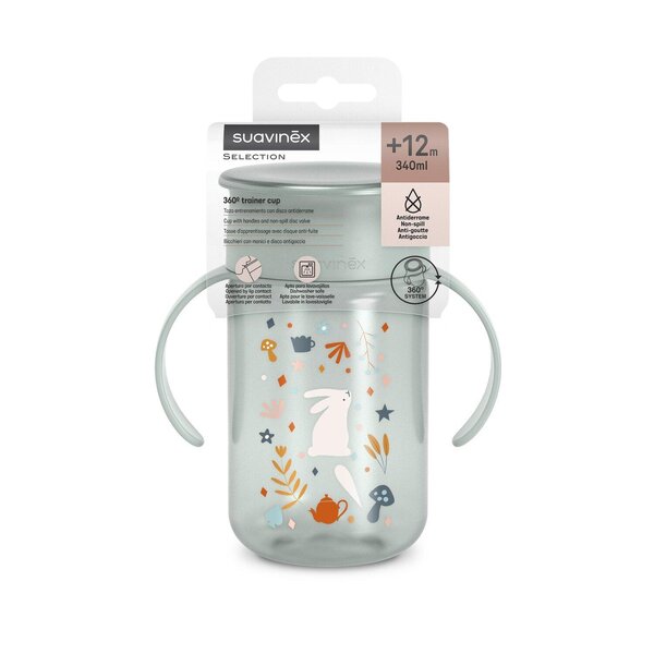 Suavinex 360 trainer cup Wonderland, Pastel Mint - Suavinex