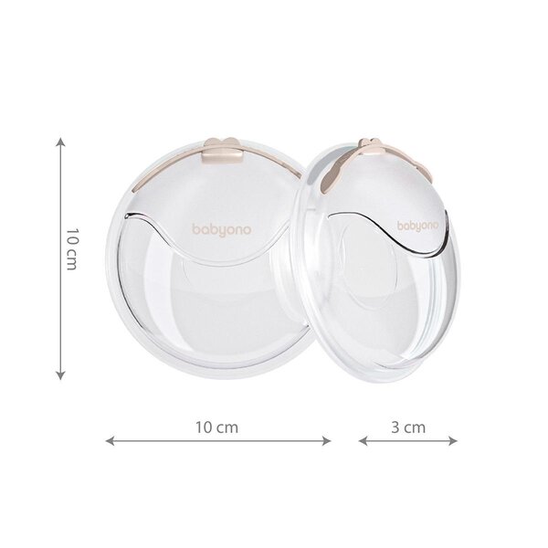 BabyOno milk collectors 2pcs - BabyOno