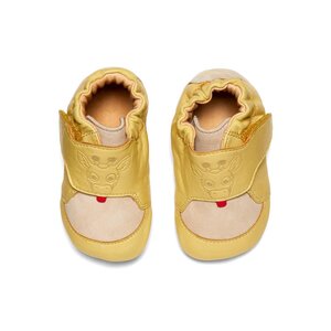 Affenzahn Crawling Shoe Leather Crawly Giraffe - Affenzahn