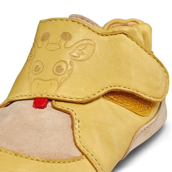 Affenzahn Crawling Shoe Leather Crawly Giraffe - Affenzahn