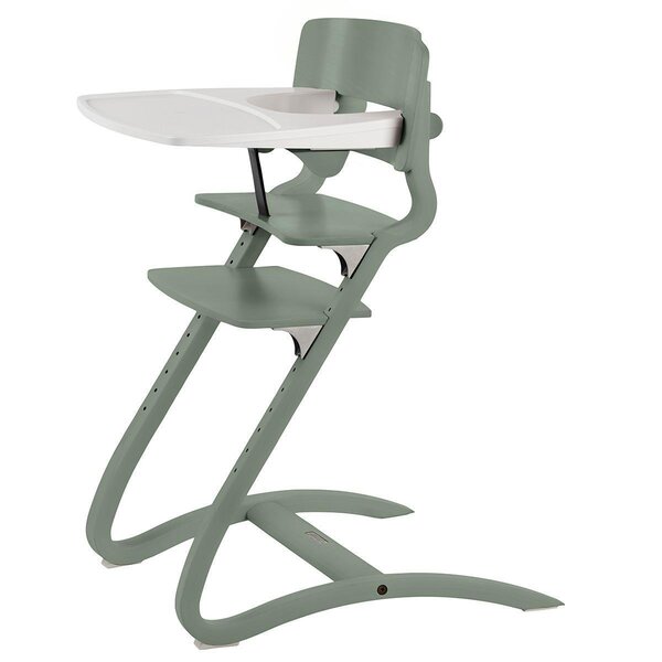 Leander Louie highchair wo. safety bar, Sage Green - Leander