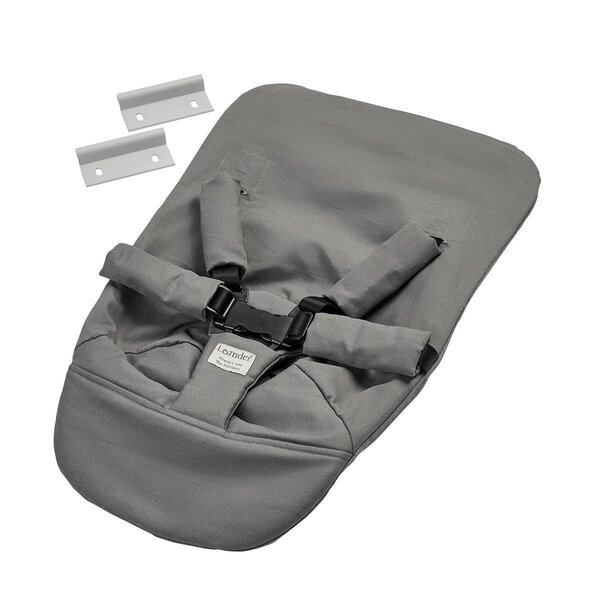 Leander Newborn seat for highchair, Cool grey - Leander