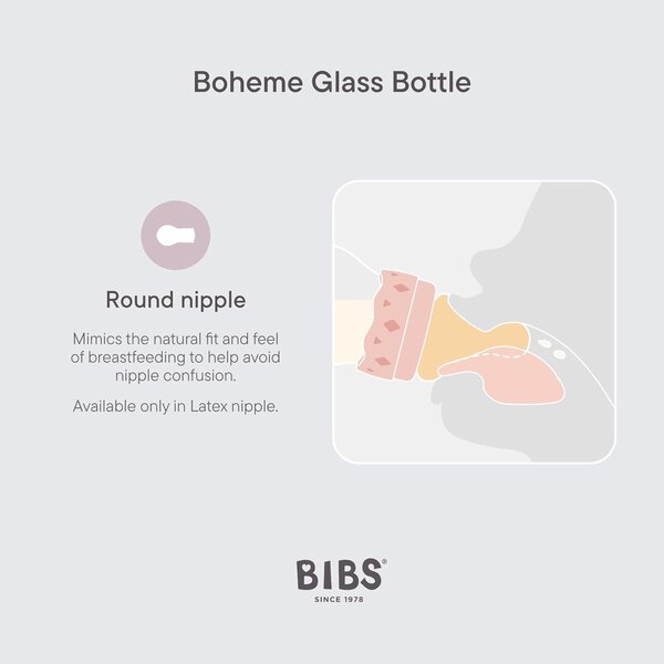 Bibs бутылочка 120ml, Slow Flow Ivory - Bibs