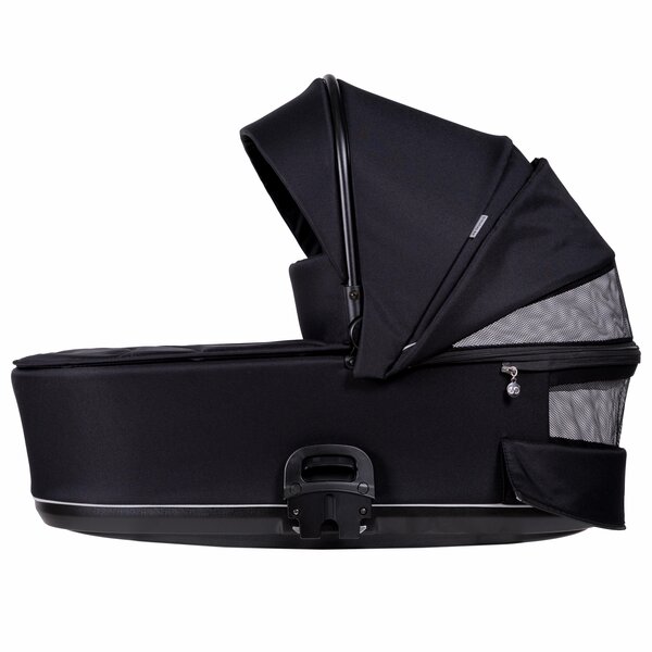 Tinynord Lux stroller set Caviar Black, Chrome Black - Tinynord
