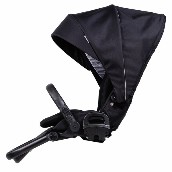Tinynord Lux stroller set Caviar Black, Chrome Black - Tinynord
