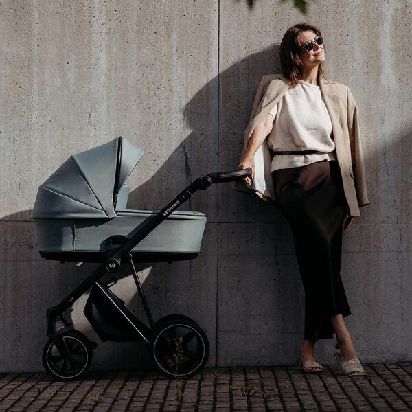 Tinynord Lux vankrikomplekt Sage Green, Chrome Black - Tinynord