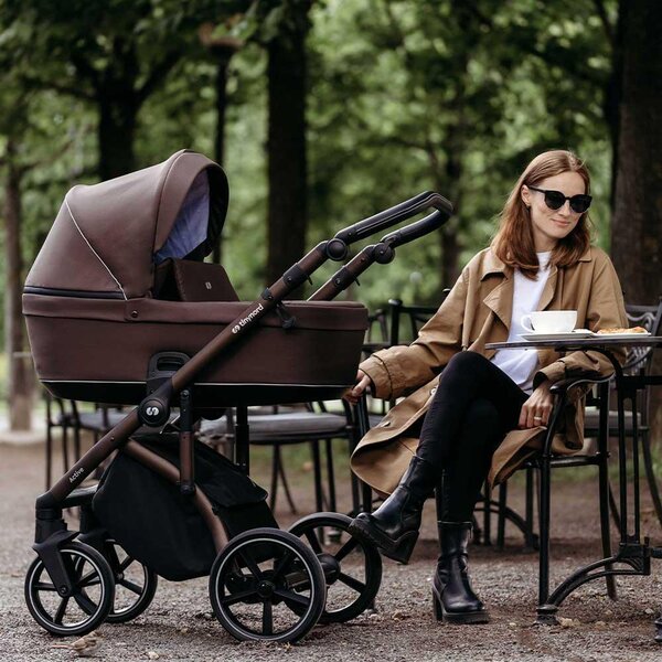 Tinynord Active stroller set Dark Chocolate, Bronze Black - Tinynord