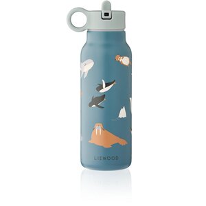 Liewood Falk Water Bottle 350ml, Arctic Sea / Ocean view - Liewood