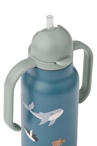 Liewood Kimmie Water Bottle 250ml, Arctic Sea / Ocean view - Liewood