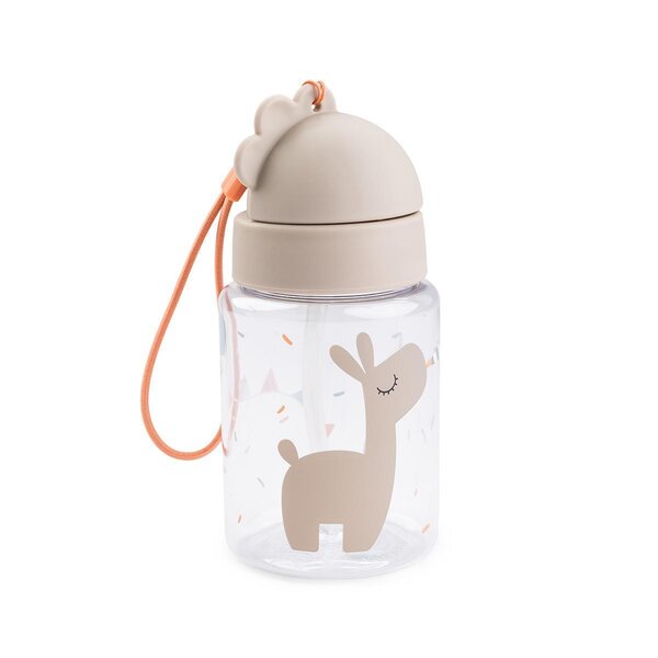 Done by Deer straw bottle Celebration 280 ml Sand - Done by Deer