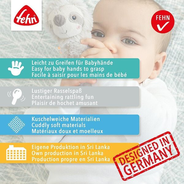 Fehn soft rattle, Sloth - Fehn