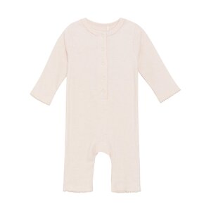Fixoni Romper LS Melange Rib - Dirkje