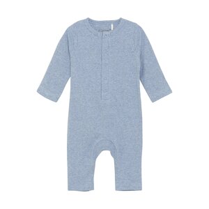 Fixoni Romper LS Melange Rib - Dirkje