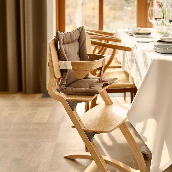 Leander Cushion for highchair, Organic Mocca - Leander