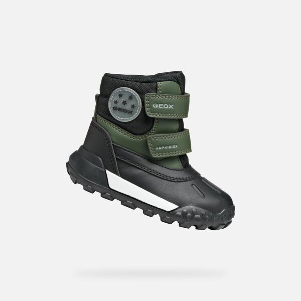 Geox saapad B trekkyup Dk Green/Black - Geox