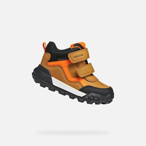 Geox saapad B trekkyup Dk Yellow/Black - Geox