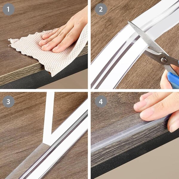 BabyOno edge protection tape, Transparent 3m - BabyOno