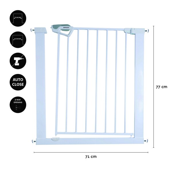 Tinynord safety gate GIA 75-82x4x77 cm - Tinynord
