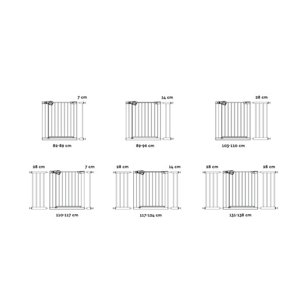 Tinynord gate extension GIA 28 cm
 - Tinynord