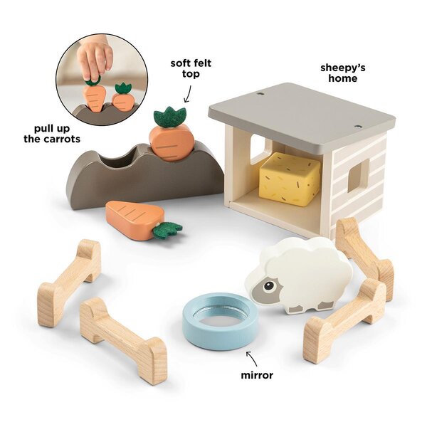 Done by Deer Tiny farm play set Sheepy - Done by Deer