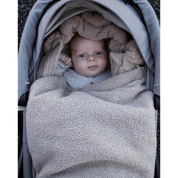 Easygrow Fnugg Teddy footmuff Sandbrown - Easygrow