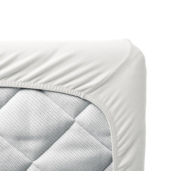 Tinynord kummiga voodilina 60x120cm, White - Tinynord