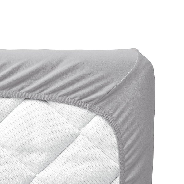 Tinynord puuvillane kummiga voodilina 60x120cm, Grey - Tinynord