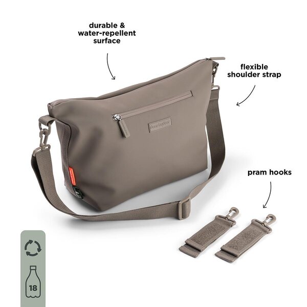 Done by Deer stroller bag Taupe - Done by Deer