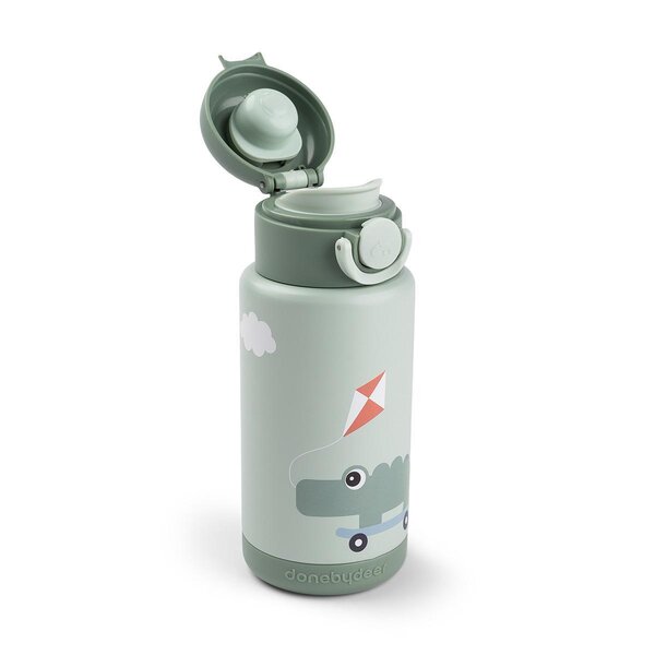 Done by Deer Insulated bottle  340ml, Playground Green - Done by Deer