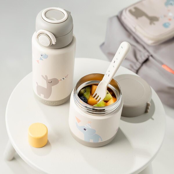 Done by Deer Insulated food jar 300ml, Celebration Sand - Done by Deer