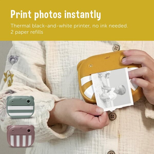 Zazu Fun Digital Camera for Kids with Printer Green - Zazu
