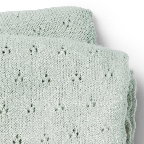 Elodie Details kootud tekk 100x75cm, Mineral Green - Elodie Details