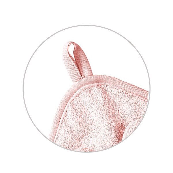 BabyOno Bamboo hooded towel 100x100cm Pink - BabyOno