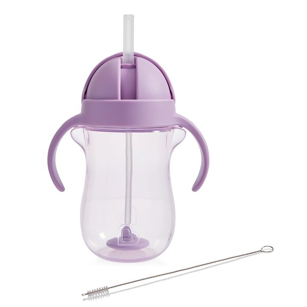 Munchkin joogipudel kõrre ja raskusega (296ml) Cat Pink, 9+kuud - Munchkin