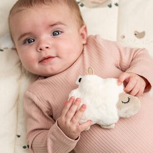 Done by Deer tiny sensory rattle Sheepy Sand - Done by Deer